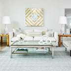 PARTPHONER Table Lamps Set of 2, Bedside Touch Lamp with USB C+A Charging Ports, Side Table Lamp with White Fabric Shade (LED Bulbs Included)