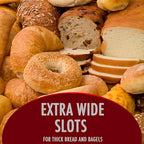 Rae Dunn Retro Rounded Bread Toaster, 2 Slice Stainless Steel Toaster with Removable Crumb Tray, Wide Slot with 6 Browning Levels, Bagel, Defrost and Cancel Options, Grey