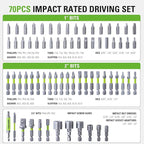 Greenworks 70 Piece Impact Rated Driving Set