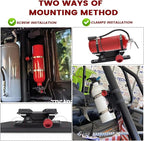 Quick Release Fire Extinguisher Holder - Car Fire Extinguisher Mount Bracket Aluminum for Vehicle UTV Jeep Truck Polaris Ranger Cam-Am X3 - Quick Clamps Mounting Bracket Heavy Duty