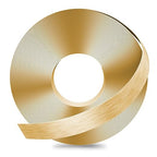 GSCIT Club Gold Edge Banding, 3/4 Inch x 100ft Aluminum Brushed Edge Banding PVC Edge Trim for Cabinet Repair Furniture
