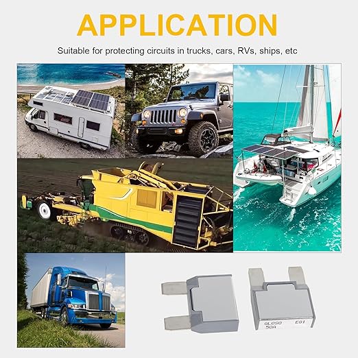 GLOSO Maxi Blade Circuit Breaker 60A, T1 Auto Reset (60A - 3 Pack) E81