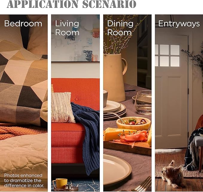 T10 Led Bulb,Dimmable LED Bulb 6W,E26 Tubular Light Bulb 60 Watt,Warm White 2700K,E26 Edison,AC120V,600lm Tube T9 T10 LED Light Bulb for Rustic Pendant,Chandeliers,Wall sconces 6-Pack