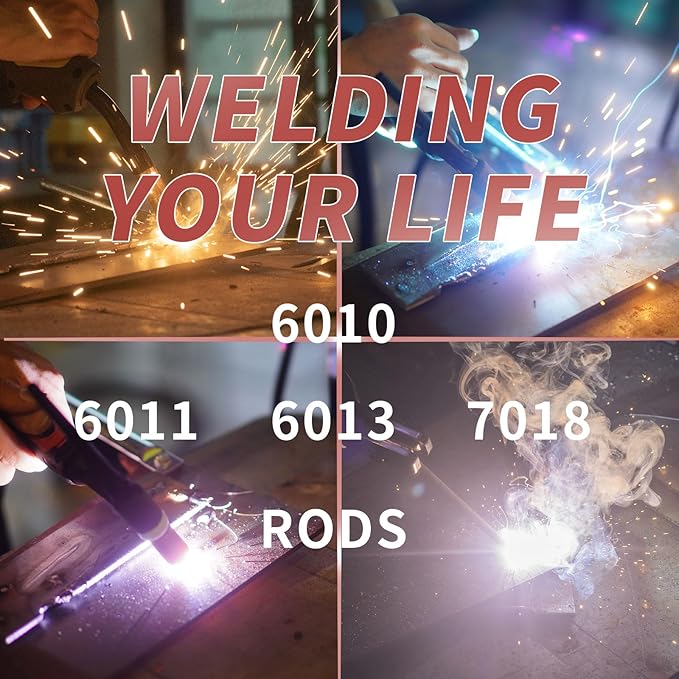 110V 135A Stick Welder Lift Tig Welder Portable Welding Machine with Overheat Protection,Electrode, Digital Screen, Quick Connector with Hot Start - MINI MMA Arc Welder