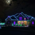 Wintergreen Lighting 25-Pack OptiCore C9 LED Green Light Bulbs - Replacement Christmas Light Bulbs, Halloween, St. Patrick's Day, E17 Base (Faceted)