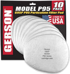 GERSON Respirator Mask, N95 Mask Replacement Filter & Pad Retainers