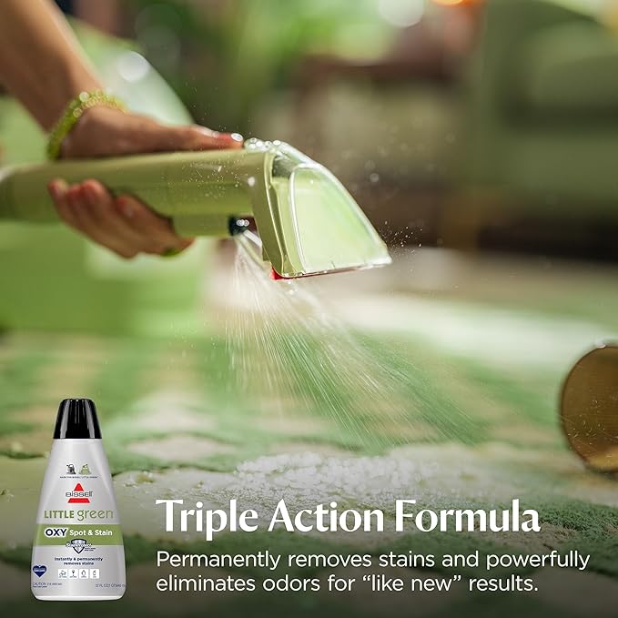 BISSELL Little Green Multi-Purpose Portable Carpet and Upholstery Cleaner, Car and Auto Detailer, with Exclusive Specialty Tools, Green, 1400B