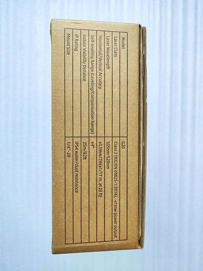 Laser Level with 50" Tripod, Firecore Self Leveling Cross Line Laser Level, Green Lazer Leveler Tool for Hanging Pictures Shelves DIY Projects, Battery and Carry Pouch Included