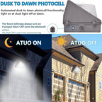 1-10V Dimmable 120W LED Wall Pack Light with Dusk to Dawn Photocell, 100-277V 16800LM 800-1000W HPS/HID Equiv., 5000K Outdoor Security Lighting, ETL Commercial Wall Mount Lights for Building