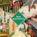 2-7/8 Inch Heavy-Duty Outdoor Deck Screws, 600Pcs Star Drive Decking Wood Screws, Rust Resistant Timber Screws for Timber/Log/Landscaping Wood (#14 x 2-7/8 Tan)