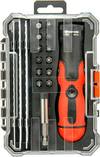 Multi Blades Hand Saw, Small Hand Saw Tool Set for Cutting Wood, Drywall, Plywood, Plastic, Soft Metal for DIY Crafts in Portable Storage Case with Screwdriver Bits