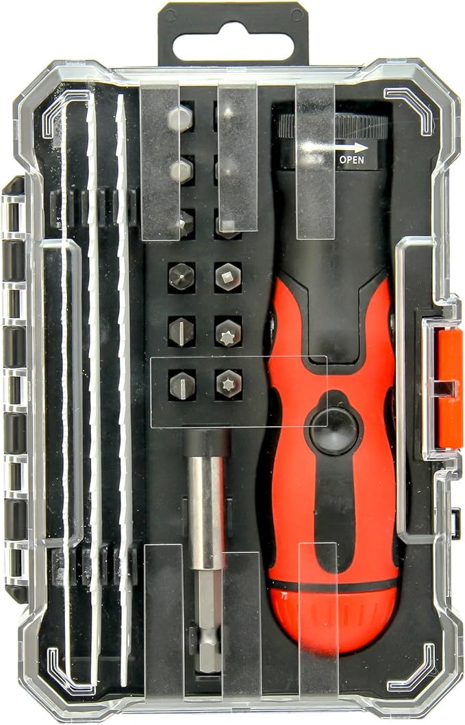 Multi Blades Hand Saw, Small Hand Saw Tool Set for Cutting Wood, Drywall, Plywood, Plastic, Soft Metal for DIY Crafts in Portable Storage Case with Screwdriver Bits