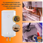 Chromex Tankless Water Heater Descaler Kit with Biodegradable Descaler