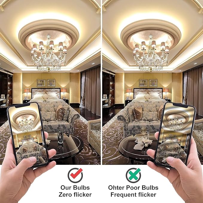 Vinaco MR16 Bulb,10 Pack 35W GU5.3 Base, 480LM High Output 12V 35W Bulb, 2800K Warm White MR16 Dimmable with Clear Glass Cover, MR16 GU5.3 for Landscape, Track Lights