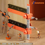 2.0 Adjustable Drawer Slide Jig With Toggle Clamp & Magnetic Arm, Precision Cabinet Drawer Jig Tool With Laser-Engraved Dual-Scale Mark For Mounting Drawer Slide, Providing Easy Installation
