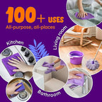 Originally Yellow Lavender Distilled White Vinegar For Cleaning Purpose | USA Made All Purpose Cleaner | Use as Glass, Kitchen & Floor Cleaner | Plant Derived Cleaning Vinegar Gallon 2 pack | 128 Oz