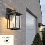 Outdoor Wall Lights Dusk to Dawn Porch Lights Outdoor Wall Sconce Dusk to Dawn Porch Light Fixture Aluminum Waterproof Farmhouse Sconces for Outside Patio House