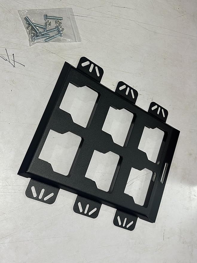 for milwaukee packout wall mount Packout Mounting Plate, Metal Base for Milwaukee Toolboxes, milwaukee mounting plate Wall or Floor Mount (1 Half Width Black)