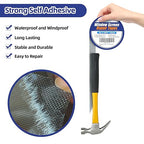 KING MOUNTAIN Black Window Screen Repair Tape,3inX40FT Heavy Duty Screen Repair Kit for Window Screen and Screen Door Tears Holes,Strong Adhesive & Waterproof Window Screen Patch