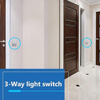 LIDER Minimalist Design Matte Finish Lighted Decorator Switch, Frameless Paddle Light Switch with Locator Light, Grounding Screw, 3-Way or Single Pole, 15A 120V, UL listed, LS15-3W-SV5P Silver, 5 Pack