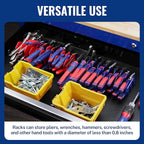 WORKPRO 2-Pack Plier Organizer Rack, Pliers Holder and Cutter Organizers with Non-Slip Rubber Base, 20-Slot Tool Box Organizer, Tool Drawer Organizer, Tool Storage, Plier Rack (Pliers Not Included)