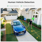 [Dual Lens+Human Tracking] Hiseeu 4K PoE Security Camera System, 4 Pcs 6MP PoE PTZ Cameras, 300°Pan 90°Tilt,Color Night Vision, Motion Detect,2 Way Audio,Smart Playback,0 Fee, 3TB HDD, 7/24 Record