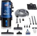 Prolux Professional Shop Blue Wall Mounted Garage Vac, Wet Dry Pick Up