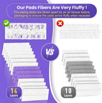 20 Count Disposable Mopping Pad Refills for Swiffer Power Mop Pads Refills, Unscented Spray Cleaning Repalcement Pads
