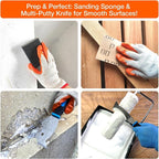 King Origin 31 Piece Paint Roller Kit, 9" & 4" Paint Rollers, Brushes, Extension Pole, Paint Trays & Accessories | Professional House Painting Supplies for Walls, Ceiling & Trim