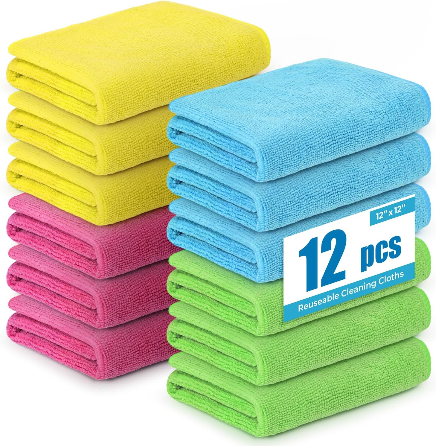 Microfiber Cloth Cleaning Towels (Mixed Color)