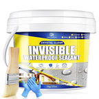 Transparent Waterproof Coating, 35oz Clear Waterproof Sealant - Concrete Crack Sealant for Roofs, Walls, Wood & Terraces - Indoor/Outdoor Flexible Water-Based UV-Resistant Crack-Proof Protection