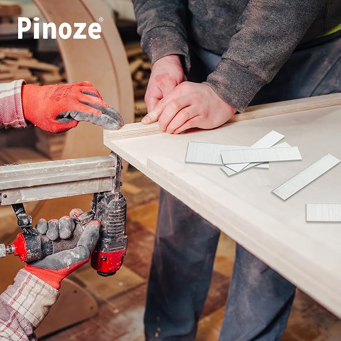 18 Gauge Brad Nails Galvanized, 5000-Count (2”, 1-1/4”, 1”, 3/4”, 5/8 Inch) 18GA Nail Gun Nails Assorted and Small Finishing Nails Assortment for Pneumatic, Electric Brad Nailer Gun