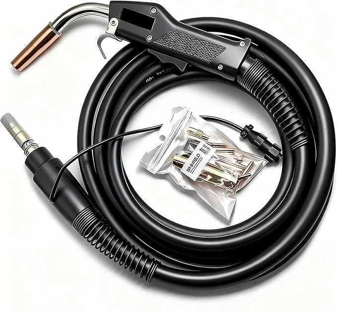 Havey Duty Mig Welding Gun 250A 15' Replacement for Tweco #2 fits Miller Mig Welder (15ft 250A Mig gun for Miller adapter)