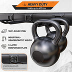 Garden Tool Organizer Wall Mount, 48 inches Tool Storage Rack with Adjustable Hooks, 600lbs Adjustable Heavy Duty Metal Hooks, Yard Shed Rack Holder System Hanging Rake Broom Mop, Father's day gifts