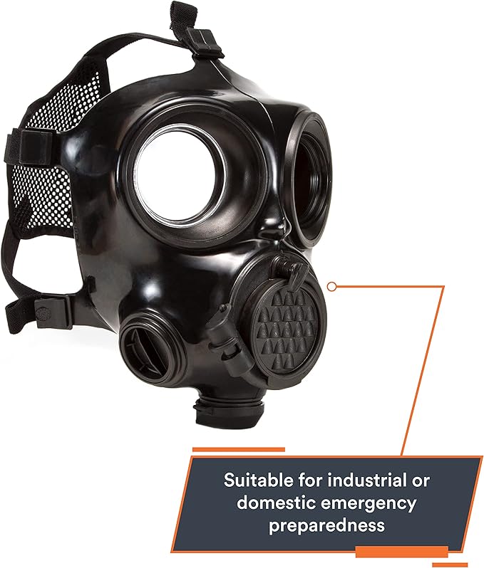 MIRA SAFETY M Full Face Respirator Mask - CBRN Gas Mask, Chemical Respirator (CM-7M)