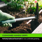 Yard Butler Terra Garden Hand Tools - Weeding Hand Tiller Tool for Efficient Gardening - Weed Remover Tool for Lawn & Garden Care - Durable Gardening Accessory, Variety Bundle