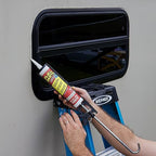 Flex Paste, Waterproof Paintable Putty, Spackle Sealant, Fill Gaps Cracks Holes - Block Out Water and Air - UV Resistant - Walls, Drywall, EPDM, Concrete, Roof, RV Repairs, Clear, Cartridge