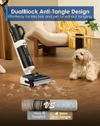 Tineco Floor One Switch S6 Stretch Breeze Wet Dry Vacuum Cleaners, Floor Cleaner Mop 2-in-1 Cordless Vacuum for Multi-Surface, 20kPa Suction, Anti-Tangle Design, Flashdry Self-Cleaning, 180° Lay-Flat