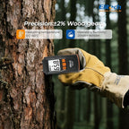 Elitech Digital Moisture Meter Water Leak Detector with Pin Probes, Moisture Tester for Wood Floors Walls with 4 Wood & Material Modes, Hold Function, Max/Min Reading MOT-270W