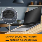 128 Self Adhesive Cabinet Door Bumpers – Sticky Black Silicone Rubber Pads for Furniture Drawers, Kitchen Cabinets, Decor, Wall Protection – Vellax