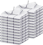 Niallant 20 Pcs Cotton Dish Cloths, Soft Drying Kitchen Rags, 12x12 Inches, Purple Plaid