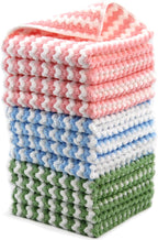 Microfiber Cleaning Cloth,Super Absorbent 12 Pack Dish Towels for Kitchen,Fast Drying Dish Cloth for Washing Dishes, Lint Free Dish Drying Towels, Reusable Kitchen Towels Set - 10"x10"