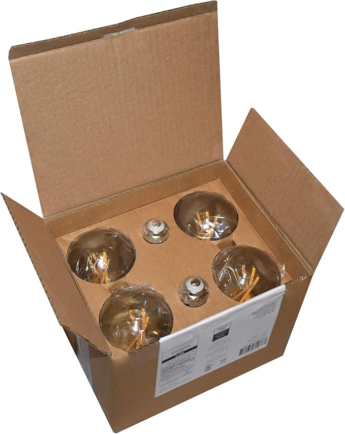 Amazon Basics A19 LED Light Bulbs 40 Watt Equivalent, Daylight White(5000K), Energy Efficient 3.5W, Non-Dimmable, 10,000 Hour Lifetime, 6 Count (Pack of 1)