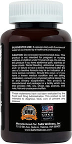 Clinical Daily Regular Cleanse. Natural Colon Cleanser & Detox for Energy and Constipation Relief. 90 Herbal Dietary Fiber Pills - Psyllium Husk Powder Capsules with Glucomannan, Aloe, PROBIOTICS