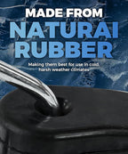 Bungee Cords with Hooks 31" – Heavy Duty Rubber Straps for Trucks, Tarp Tie Downs & Cargo, Outdoor Bungee Straps with Hooks, 10 Pack, 180 lbs Load