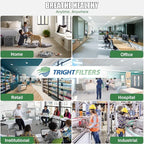 14x20x1 Air Filter 4 Pack, MERV 8 Pleated Dust Defense Air Filters Replacement Air Conditioner HVAC AC Furnace Filter, Durable and Lightweight