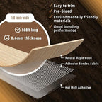 GSCIT Club Maple Edge Banding, 7/8 inch x 500ft Wood Edge Banding Pre-glued Flexible, Veneer Tape Banding for Cabinet Repair Furniture Restoration