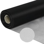 304 Stainless Steel Woven Wire Mesh Metal Window Screen Mesh Roll Security Mesh Roll for Door Screen/Patio Screen/Cabinets Mesh 20 Mesh 0.15mm Wire Dia (Black, 39.4in x 65.6ft)