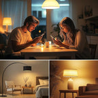 Linkind A19 LED Light Bulbs, 60W Equivalent, 8.5W Energy Efficient, 2700K Soft White Light Bulbs, 800 Lumens Non-Dimmable Bulbs, E26 Standard Base for Bedroom Home Office, 24 Packs