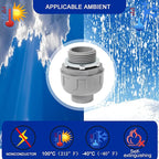 (1" Conduit Coupling 10 Pack) Yariwiz 1 inch Plastic Liquid Tight Conduit Coupling